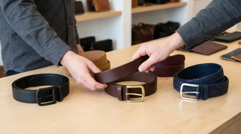Choisir une ceinture en cuir pleine fleur de qualité