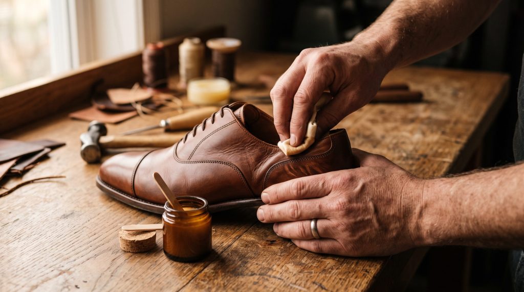 Assouplir le contrefort d'une chaussure en cuir qui frotte au talon